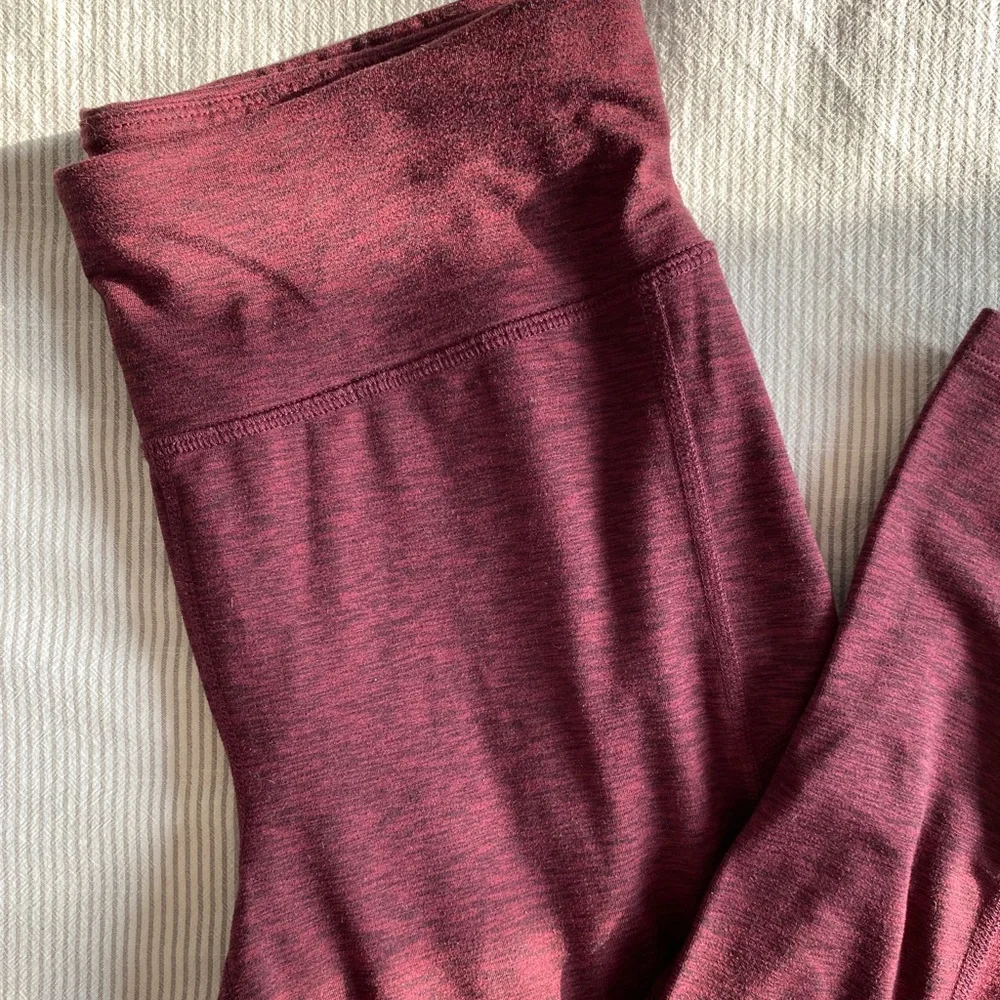 Deep Plum Crop Leggings - Picture 5 of 5